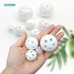30/50/100 Uds sonajero de plástico bolas de campana chirriador juguetes para bebés DIY sonajero cuentas fabricante de ruido reparación arreglar perro muñeco de peluche suministros para bebés