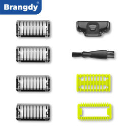 Brangdy Guardas de Peine guía para Philips One Blade QP2520 QP2530 QP2620 QP2630 QP6510 QP6520 QP6531 recortadora de barba eléctrica
