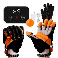 Guantes de Robot de rehabilitación portátiles, dispositivo de entrenamiento de infarto Cerebral, hemiplejia, ejercitador de dedos, función de mano