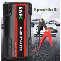 EAFC-arrancador de batería de coche portátil, dispositivo de arranque de 12V, 600A, Banco de energía, potenciador de batería, cargador, iluminación de arranque de emergencia automática