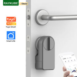 Cerradura de puerta inteligente A1 Pro con Bluetooth, aplicación remota Tuya, Control sin llave, desbloqueo, cilindro de vida inteligente, fácil instalación DIY