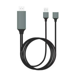 Cable AV de espejo Compatible con Hdmi, adaptador de teléfono a TV HDTV, adaptador Usb, teléfono móvil tres en uno con la misma pantalla Universal