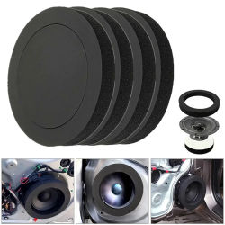 Altavoz de coche de 4/5/6,5 pulgadas, anillo de aislamiento acústico, embellecedor de puerta de graves de algodón, accesorios interiores de coche insonorizados, espuma Universal