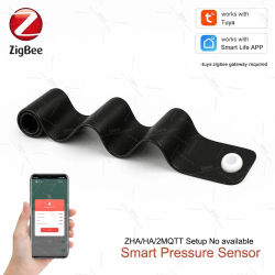 Detector de Sensor de presión Zigbee Tuya, almohadilla de detección de gravedad para el hogar inteligente, aplicación remota Smart Life, Monitor de estado, funciona con Hub de enlace