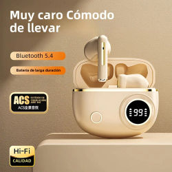 Auriculares inalámbricos TWS con Bluetooth, pantalla LED, binaurales, impermeables, con reducción de ruido, auriculares deportivos estéreo con cancelación de ruido