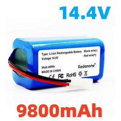 Paquete de batería de iones de litio de 14,4 V para Robot aspirador Xiaomi Mijia Essential G1 MJSTG1, SKV4136GL H18650CH R30 R35 4S1P 9800mAh