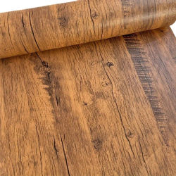Papel Tapiz Autoadhesivo de Vinilo con Diseño de Madera Vintage, Adhesivos Decorativos Impermeables para el Hogar, para Puertas, Armarios, Mesas y Muebles
