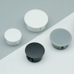 10/20/50 Uds muebles agujero decorativo redondo cubierta antipolvo tapón de plástico con tornillo muebles tapa protectora de 8mm