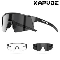 KAPVOE gafas de sol fotocromáticas para ciclismo para hombre, gafas de moda para bicicleta de montaña y carretera, gafas geniales deportivas para bicicleta de montaña