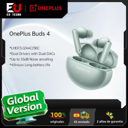 Versión global OnePlus Buds 4 auriculares inalámbricos verdaderos hasta 55dB cancelación de ruido ANC controladores duales con DAC duales Bluetooth 5,4
