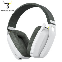 BINNUNE BW06 auriculares Bluetooth Gamer con micrófono para PS5 PS4 PC Mac Playstation auriculares inalámbricos para juegos de 2,4 GHz con micrófono