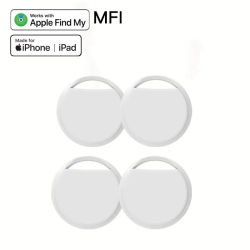 Rastreador Bluetooth AirTag: localizador GPS resistente al agua IPX5 para llaves/mascotas/equipajes, compatible con mi iPhone, dispositivo antipérdida para niños