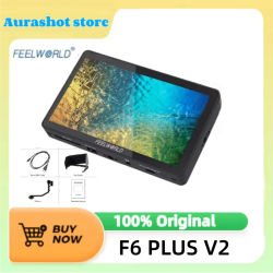 FEELWORLD F6 PLUS V2 6 pulgadas en cámara DSLR Monitor de campo pantalla táctil IPS FHD 1920x1080 vídeo 4K Monitor para cámara Canon Nikon