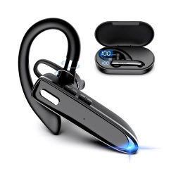 Auriculares inalámbricos Bluetooth con micrófono, Auriculares ENC con cancelación de ruido, Auriculares parlantes manos libres, Auriculares para negocios y conducción