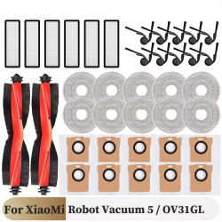 Accesorios para Robot aspirador Xiaomi 5 / OV31GL, cepillo lateral principal, paño de mopa, filtro HEPA, bolsa de polvo, repuestos