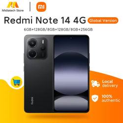 Versión Global Redmi Note 14, Teléfono Inteligente 4G, Cámara IA de 108MP, Batería de 5500mAh, 33W, MediaTek Helio G99-Ultra, 120Hz, Teléfono Celular Xiaomi