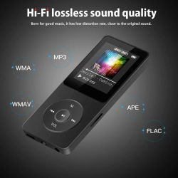 Reproductor MP3 Bluetooth con puerto tipo C, carga rápida, versión Bluetooth 5,4, para correr, hacer ejercicio, Walkman, tarjeta de memoria escalable
