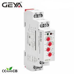 GEYA GRI8-03/04 Monitor de sobrecorriente y bajo corriente 0.5A 1A 2A 5A 8A 16A Relé de monitoreo de corriente