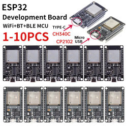 Placa de desarrollo ESP32 -32 TYPE-C CH340C/USB CP2102 WiFi + Bluetooth Módulo inalámbrico de doble núcleo de consumo de energía ultrabajo