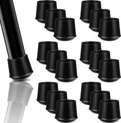 24 Uds. Tapas redondas para patas de muebles, silla, mesa, sofá, almohadilla de goma silenciosa antideslizante para patas, suelo de madera, almohadilla protectora antiarañazos