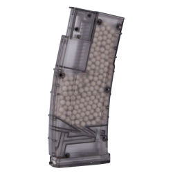 Cargador Rápido Táctico de 500 Balines BB, Accesorios de Caza, Cargador Rápido de Plástico para Balines BB, Capacidad de 500 Balines, Cargador Rápido