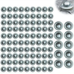 5-100 unidades de tapas metálicas para tornillos y pernos, para muebles, techos, madera, tapicería, gabinetes, pintura exterior, persianas y umbrales
