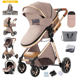 Cochecito de bebé ligero con ruedas, accesorios para bebés, cochecito 3 en 1, cochecito ligero para bebé, carrito para recién nacido