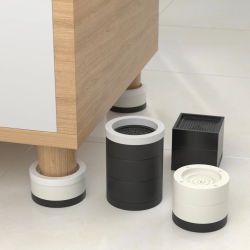 Almohadillas para pies apilables para muebles: almohadillas para pies de mesa, elevadores de base para mesa de té y gabinete, almohadillas para aumentar las patas de la cama
