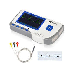 Monitor ECG Bluetooth portátil Monitor ECG PC-80B, electrocardiograma visible, detector de frecuencia cardíaca recargable por USB