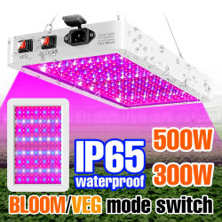 Luz LED de espectro completo para cultivo de plantas, lámpara UV IR de 500W y 300W para plántulas de flores de interior, invernadero hidropónico, tienda de cultivo de verduras