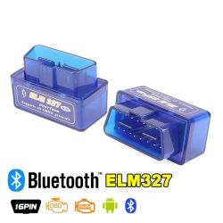 Mini Escáner de Diagnóstico para Auto OBDII ELM327, Bluetooth 5.1 para Android e iOS, Compatible con Todos los Protocolos OBD2, Adaptador de Lector de Códigos Inalámbrico