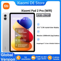 Versión Global Xiaomi Redmi Pad 2 Pro Wifi 8 + 256 GB, Pantalla de 12.1 Pulgadas 2.5K con Certificación de Cuidado Ocular, Cuatro Altavoces, Batería Masiva de 12000 mAh (tipo), Tablet PC
