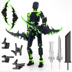DIY ficticio 3D impreso 13 figuras de juguete móvil Shapeshift Robot figuras de acción maniquí juguetes de descompresión para regalos de niño