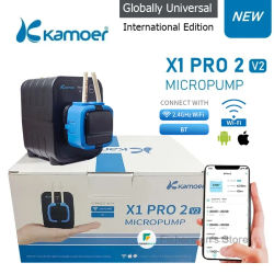Kamoer-bomba dosificadora X1 PRO 2 V2 para acuario, dispositivo con Bluetooth, WiFi, aplicación para tanque de peces, con gotas de nutrientes