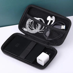 U Disk Cable DE DATOS bolsa de cremallera para teléfono móvil cargador de protección móvil bolsa de disco duro de almacenamiento plegable bolsa de bolsillo de almacenamiento mínimo