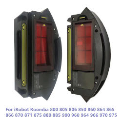 Caja de polvo con filtro Hepa para IRobot Roomba 800 805 806 850 860 864 865 866 870 871 875 880 885 900 960 964 966 970 975