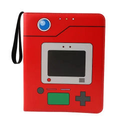 Carpeta de tarjetas, álbum de colección de tarjetas de juego, libro de almacenamiento de colección de protección de tarjetas, resistente al agua, cierre de cremallera, diseño con tapa