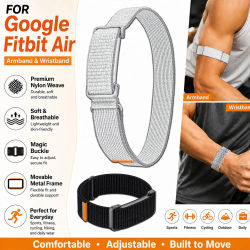 Nueva Correa de Nailon para Bíceps Compatible con Google Fitbit Air, Correa de Repuesto Deportiva para Monitor de Actividad Física, Brazalete para Google Fitbit Air
