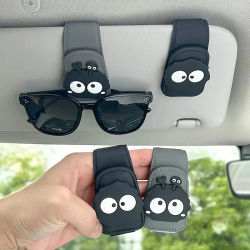 Clip para Gafas de Coche, Soporte de Almacenamiento para Visera de Coche, Multifuncional, Creativo, Magnético, Porta Gafas de Sol, Estuche para Gafas