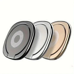 Soporte ultrafino para teléfono con anillo para dedo 360 ° Soporte Metálico Plegable con Rotación de Grados para Teléfono Inteligente