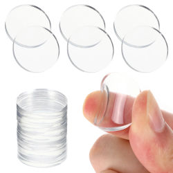 Almohadilla de mesa de vidrio antideslizante, espaciadores de mesa para Patio, parachoques de gabinete, espaciador redondo transparente, amortiguador, muebles silenciosos, 10 Uds.
