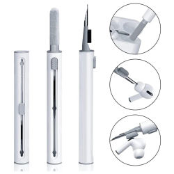 Para Airpods Pro 1 2 3 Kit de limpieza de auriculares Bluetooth para Xiaomi Huawei pluma de limpieza cepillo auriculares estuche herramientas de limpieza
