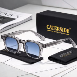Gafas de Sol CATERSIDE de Moda para Hombre, Montura Pequeña Cuadrada, Diseño Personalizado, Gafas de Sol para Mujer, Viajes, Fiestas, Negocios, Festivales, Regalo