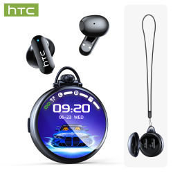 Asistente Inteligente con Traducción por IA, Auriculares Inalámbricos Bluetooth HTC NE71, Pantalla LCD Full HD, Auriculares Deportivos con Música
