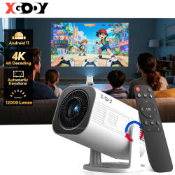 Proyector Portátil XGODY Gimbal 3 Pro 12000LM 4K, WiFi 2.4G/5G, Bluetooth 5.4, Android 11, Mini Cine en Casa