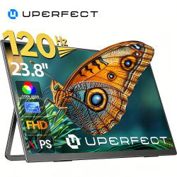 UPERFECT UMax22 Pro 23,8 "Monitor 1080P pantalla de ordenador con soporte 100Hz para ordenador portátil Mac PS5 XBOX interruptor cubiertas de vapor de escritorio