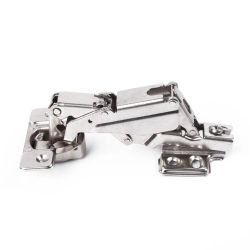 Bisagra de puerta de acero inoxidable, bisagras hidráulicas para puerta de armario, amortiguador, Cierre Suave para herrajes para muebles de armario, 1 ud.