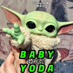 17CM Star Wars Baby Yoda muñecas el mandaloriano Kawaii Grogu figuras de acción de juguete lindo niños juguete para regalo