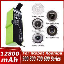 Batería de 14.4V y 6500/5200mAh para IRobot Roomba, Serie 600 700 800 900, Aspiradora IRobot Roomba 655 780 805 890 960, Repuesto
