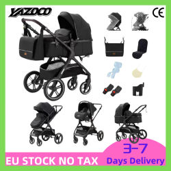 Conjunto de viaje 3 en 1 para cochecitos de bebé, ideal para recién nacidos. Compatible con sillas de coche estándar para bebés. Fabricado con aluminio ligero y resistente. Diseño compacto y plegable